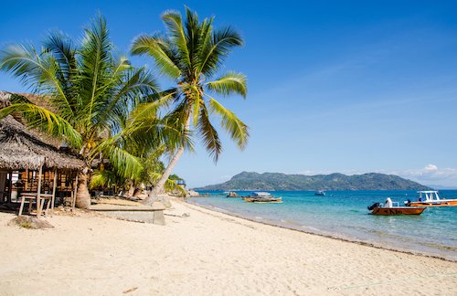 Nosy Combo beach in Madagascar