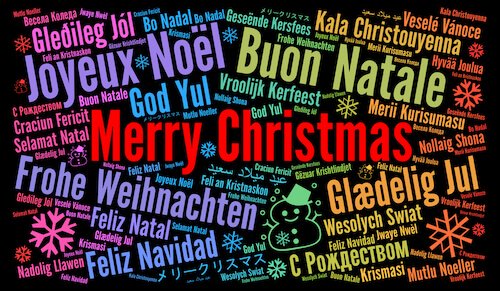 How to say Merry Christmas in different languages