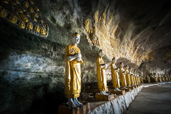 myanmar cave at hpa an