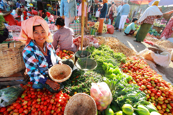 myanmar market by happystock