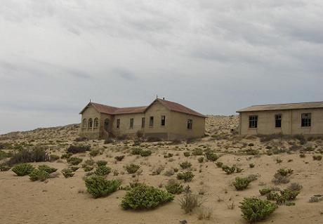 Kolbmankop Ghost Town in Namibia was popular during Diamondrush