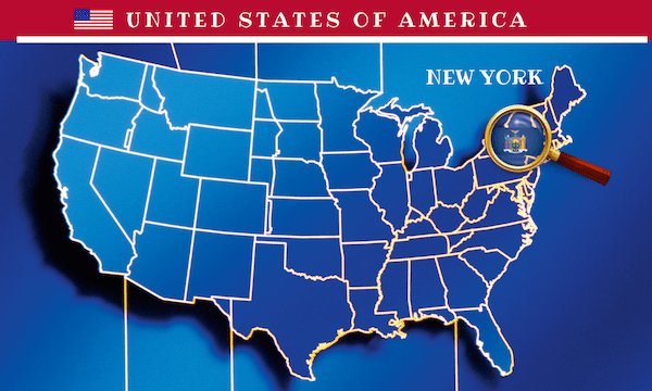 new york state on the usa map usa new york state map