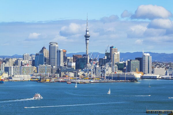 new zealand sky tower auckland