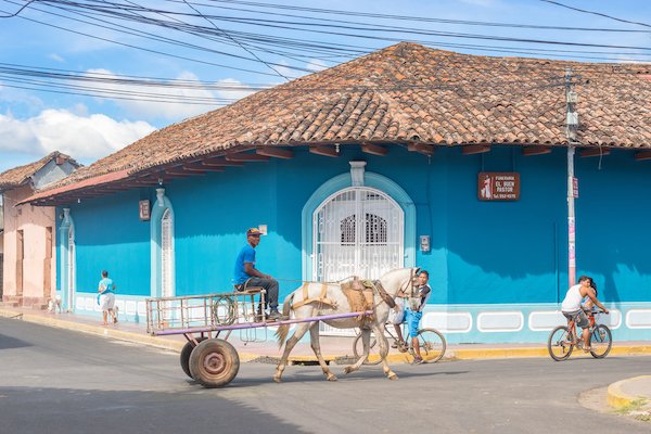 Granada Nicaragua - children on bicycles - image by Marek Poplawski/shutterstock