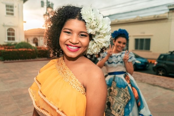 Nicaragua - women in traditional dress