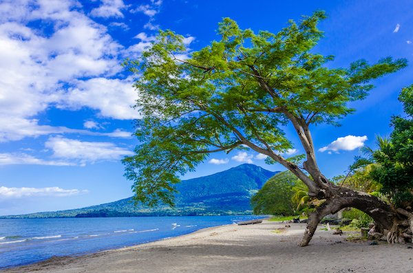 Ometepe island in Lake Nicaragua