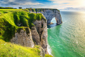 Normandy coastline