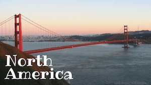 San Francisco Golden Gate Bridge - North America Facts for Kids by Kids World Travel Guide
