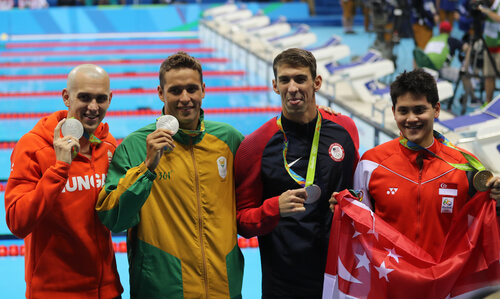 Singapore swimmer Joseph Schooling