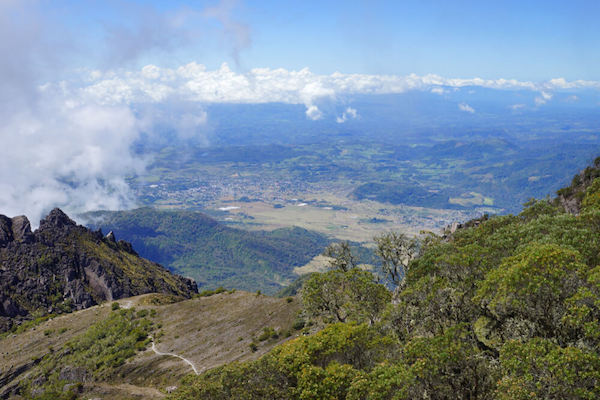 View over Panama from Volcan Baru