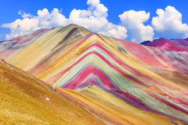 Peru regnbue bjerg