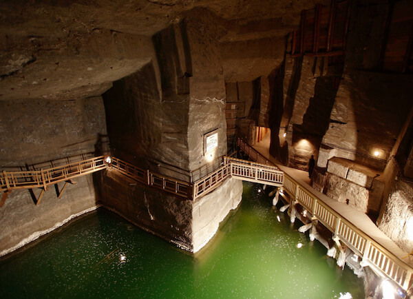 Saltmine in Krakow - image by Laverne Nash/shutterstock