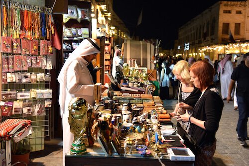 Qatar night market