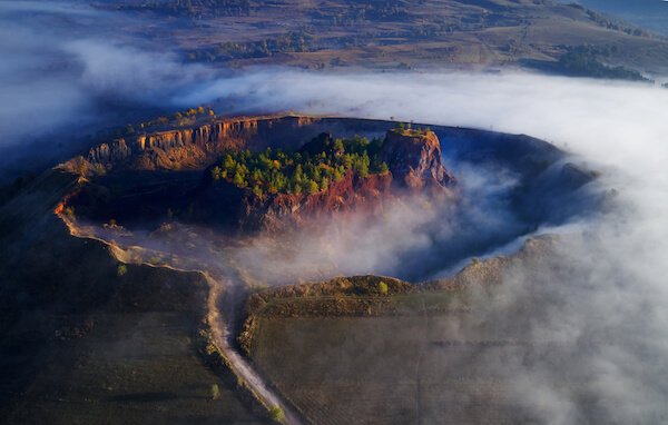 Brasov Volcanic Crater