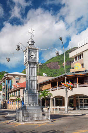 Clocktower of Victoria/ Seychelles