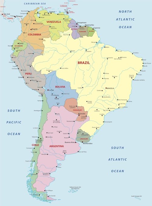 South America Facts For Kids Geography Attractions People