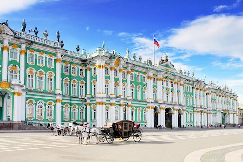 Winter Palace in Saint Petersburg Russia