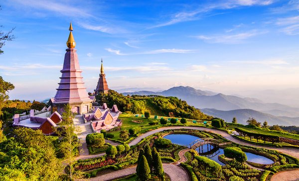 Doi Inthanon is Thailand's highest mountain