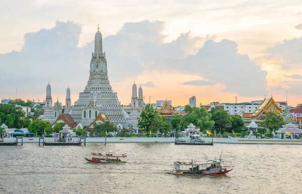 Thailand Wat Arun at morning light