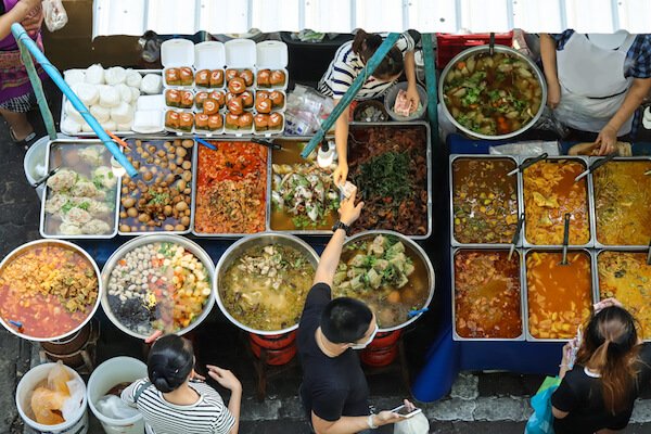 Street food stall in Thailand