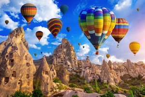 Turkey Balloons over Cappadoccia
