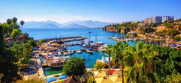Turkey's Antalya harbour