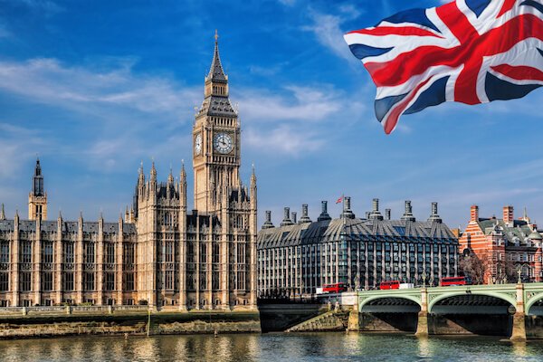 Big Ben and UK Flag - UK Facts