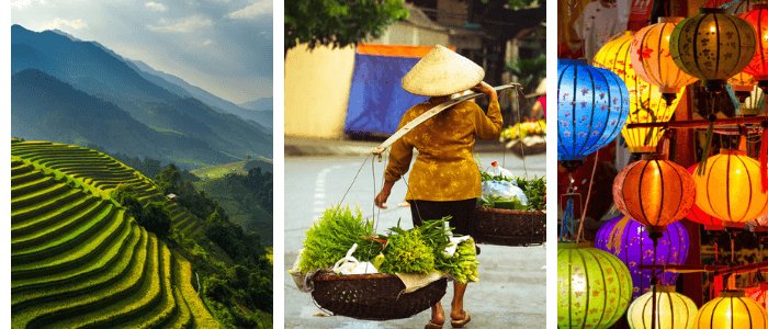 Vietname impressions: ricefields, people, culture