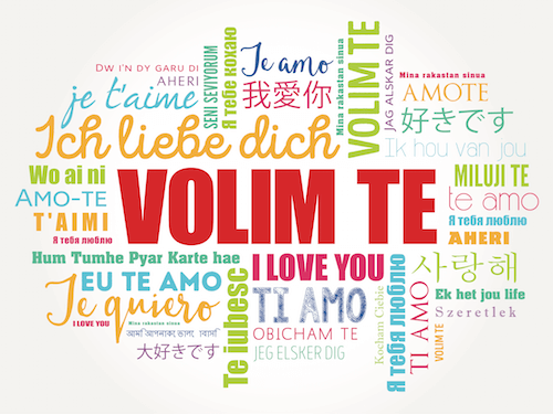 Volim Te betyder jag älskar dig på kroatiska